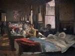 Bild:The First Wounded at The London Hospital