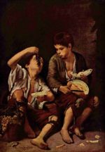 Bild:Boys Eating Fruit (Grape and Melon Eaters)