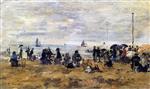 Bild:Trouville, Beach Scene
