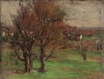 Bild:Landscape with Trees and House