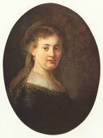 Bild:Portrait der Saskia mit Schleier (Oval)