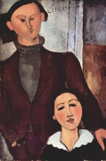 Bild:The Sculptor Jacques Lipchitz and His Wife Berthe Lipchitz