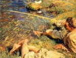 Bild:Val d Aosta Man Fishing