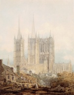 Bild:Lincoln Cathedral from the West