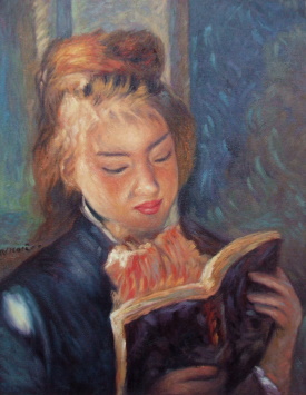 Pierre-Auguste Renoir  Reading Girl