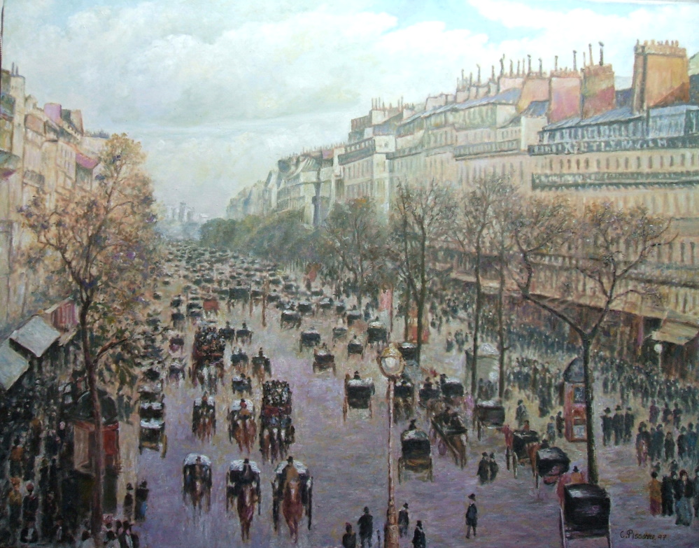 Париж бульвар монмартр