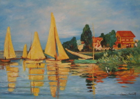 Claude Monet Regatta bei Argenteuil