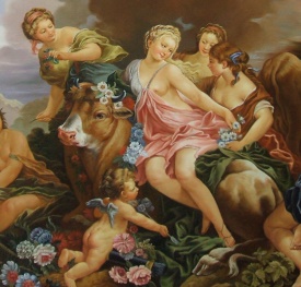 Francois Boucher - The Rape of Europa - Detail