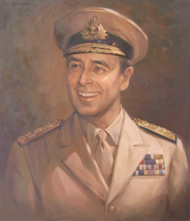 Lord Mountbatten Portrait Painting Portrait painting