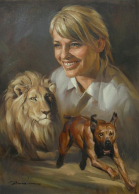 Rhodasian Ridgeback Painting on commission