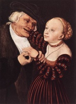 Bild:Vieil homme et jeune femme