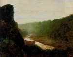 Bild:Paysage avec une rivière sinueuse