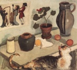 Bild:L'esprit dans les meubles(nature morte au chat) 