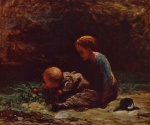 Bild:Jeune fille et enfant