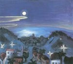 Bild:Barcelone (vue sur la ville de nuit)