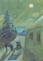Bild:Paysage lunaire avec cheval