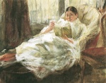 Bild: Femme au repos, lisant