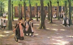 Bild:Sur le chemin de l´école à Laren