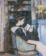 Bild:Mademoiselle Guillaumin lisant