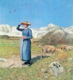 Bild:Huere de midi dans les Alpes