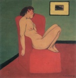 Bild:Nu dans un fauteuil rouge