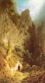 Bild:Moine allant à la pêche
