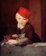 Bild:Enfant avec des cerises