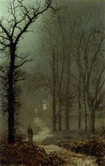 Bild:Lovers in a Wood by Moonlight