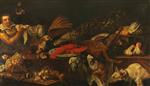 Bild:A Still Life with a Servant and a Dog
