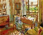 Bild:Madame Vuillard Sewing, Rue de la Tour