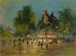 Bild:Parisian Street at Night