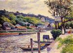 Bild:Outdoor Cafe on the Banks of the Oise