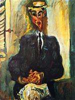 Bild:Man with Straw Hat