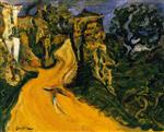 Bild:Steep Street at Cagnes