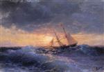 Bild:Sunset at Sea
