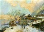 Bild:The Banks of Lake Geneva at Saint Gingolph