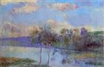 Bild:The Pond at Chalou Moulineux, near Etampes