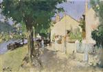 Bild:The Quay of the White Cross at Saint Mammes
