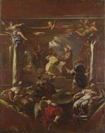 Bild:Saint Anthony of Padua miraculously restores the Foot of a Self Mutilated Man