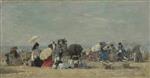 Bild:Beach Scene, Trouville