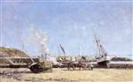 Bild:Portrieux, the Port at Low Tide