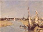 Bild:Trouville at Low Tide