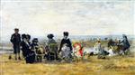 Bild:Trouville, a Family on the Beach