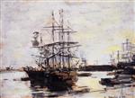 Bild:Vessel at Anchor outside of Venice