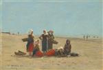 Bild:Women on the Beach at Berck