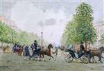 Bild:The Promenade on the Champs Elysees
