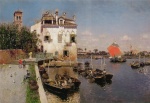 Bild:Pêcheur de Venise avec vue sur San Marco