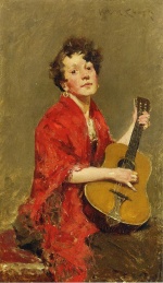 Bild:Jeun fille avec guitare