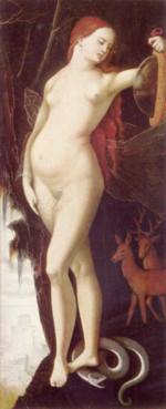 Bild:Femme au miroir et serpent