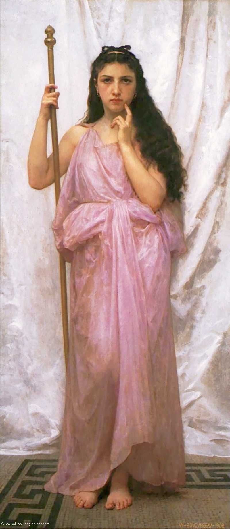    william adolphe bouguereau young priestess